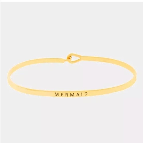 Jewelry - GOLD "Mermaid" Dainty Expression Cuff Bracelet